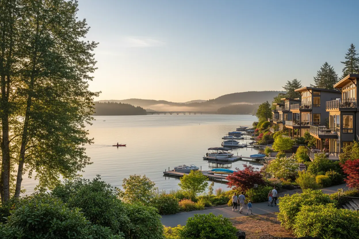 Waterfront and Water-Proximate Homes Across Washington's I-5 Corridor