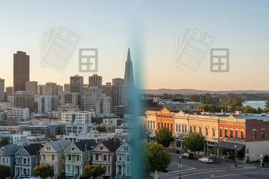 How Property Taxes Differ Between San Francisco and Petaluma