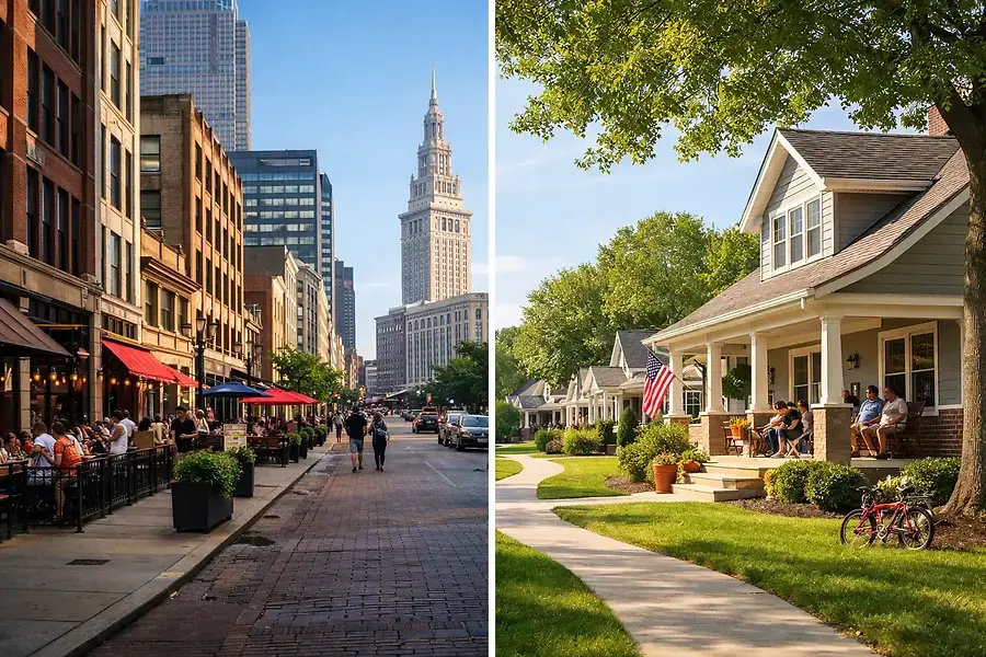 How to Choose Between Northeast Ohio's Urban and Suburban Living Options