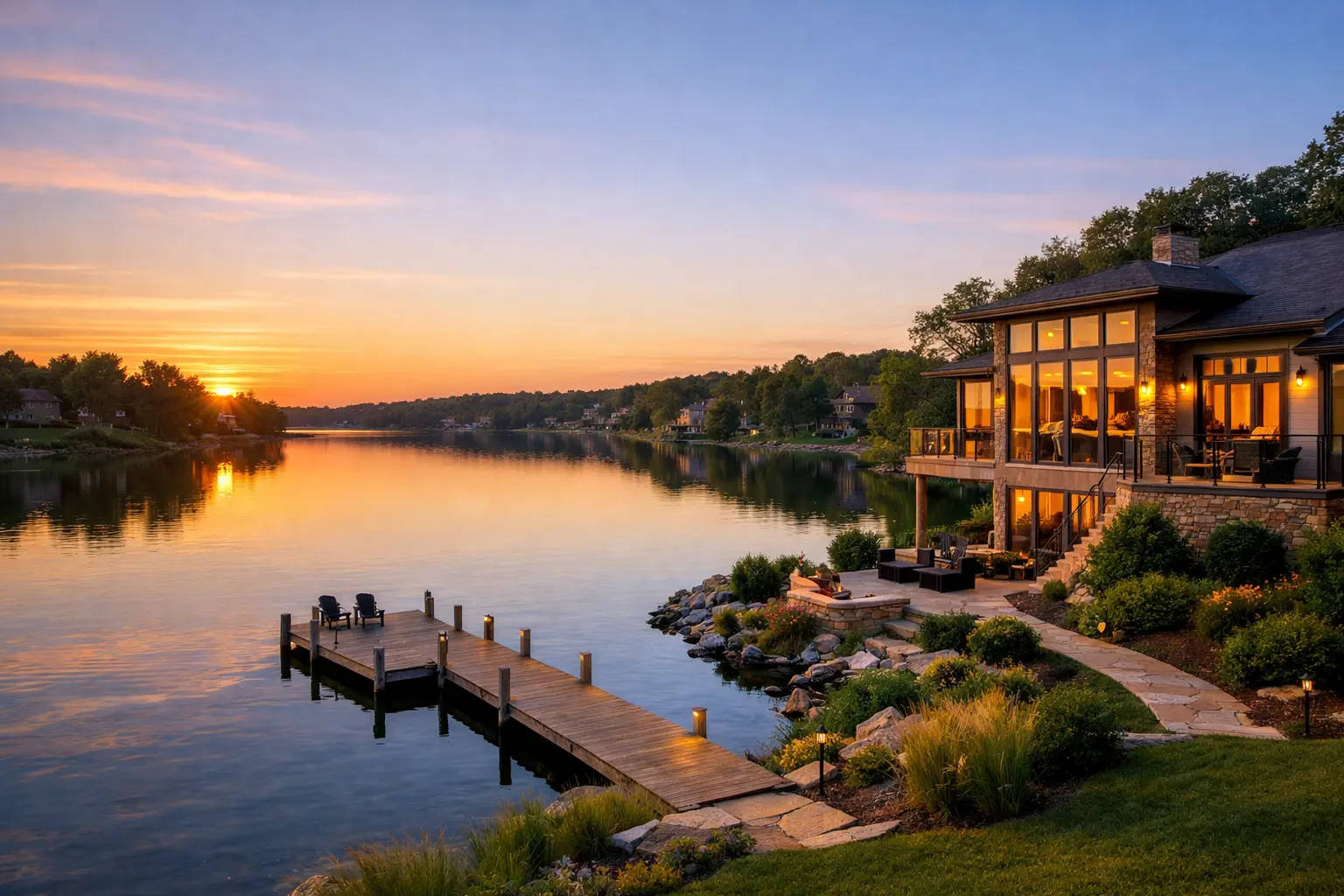 Waterfront Living: Premium Lakeside Homes Across Kansas City Suburbs