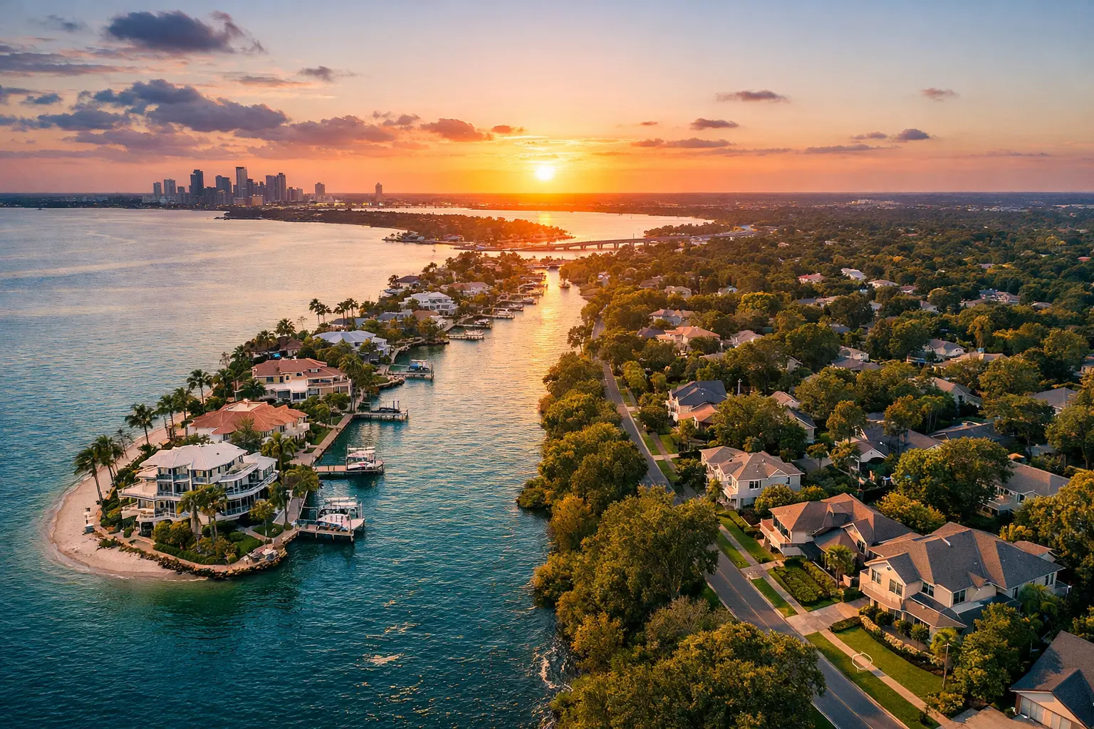 Waterfront Living vs. Suburban Comfort: Your Tampa Bay Real Estate Guide