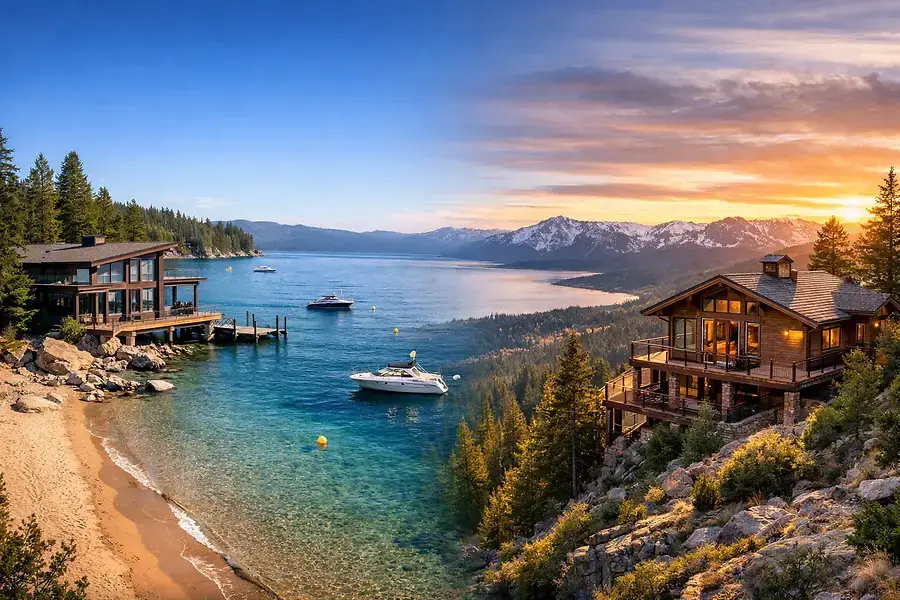 Waterfront vs. Mountain Homes: Choosing Your Tahoe Lifestyle