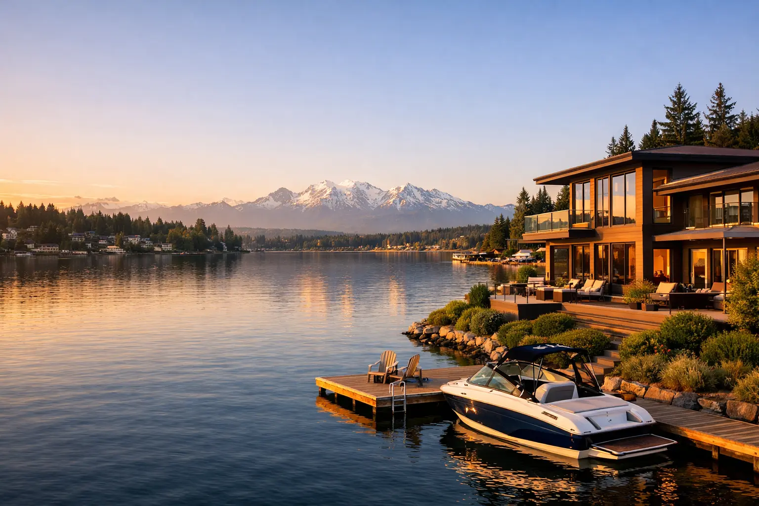 Waterfront Living in the Eastside: Homes on Lakes and Waterways