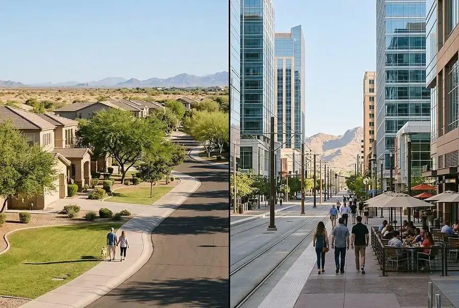 Suburban vs. Urban Living: Phoenix Metro's Best Neighborhoods Compared