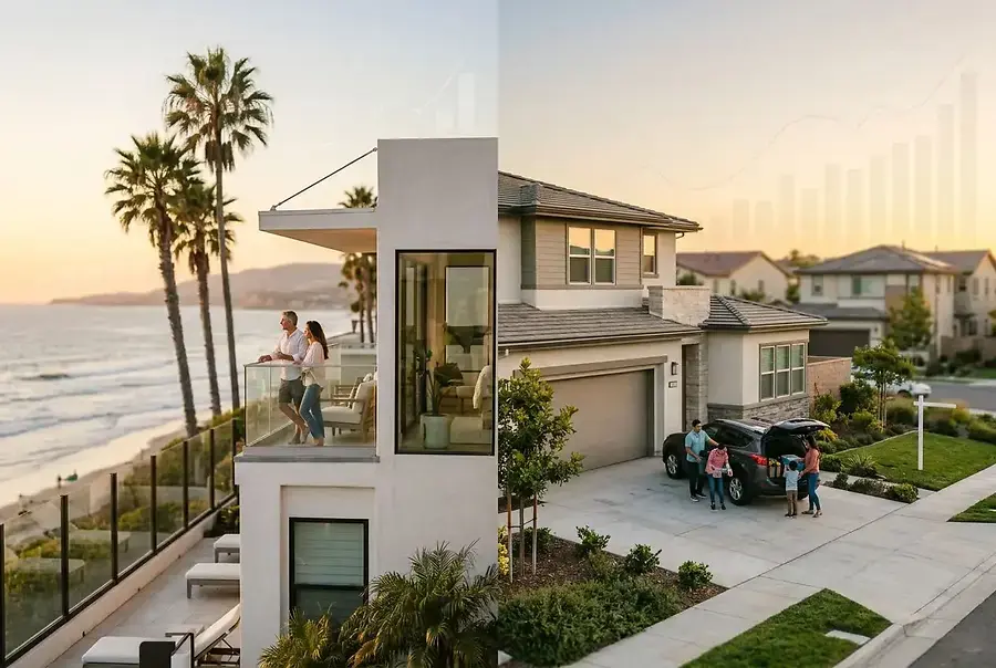 Comparing Home Prices Across California's Coastal and Inland Markets