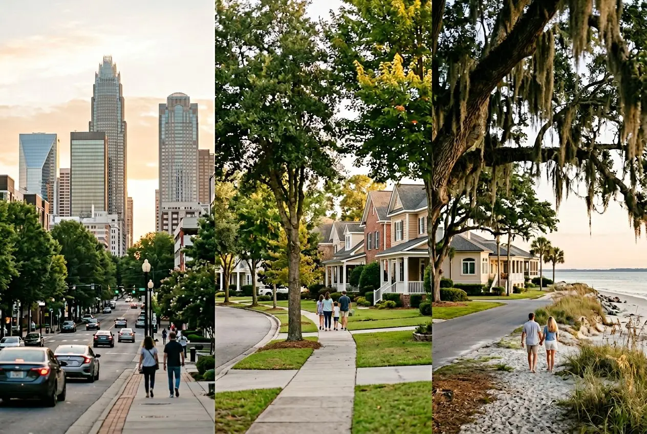Home Buying in NC: Charlotte, Brunswick & Saint Simons Compared