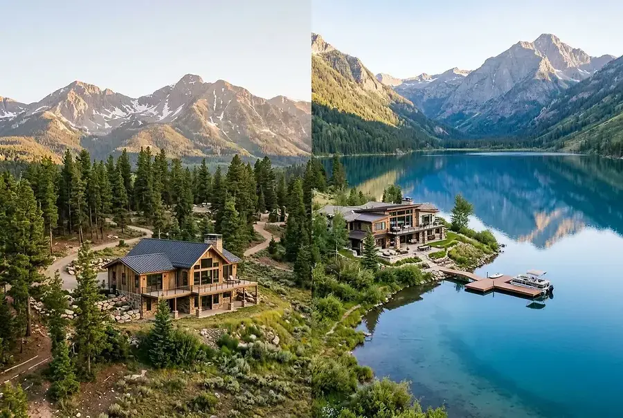 Waterfront vs. Mountain Properties: Value Comparison Across Montana and Arizona