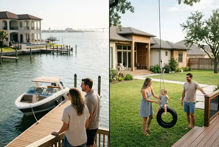 Waterfront vs. Inland: Choosing Your Ideal Home in Corpus Christi