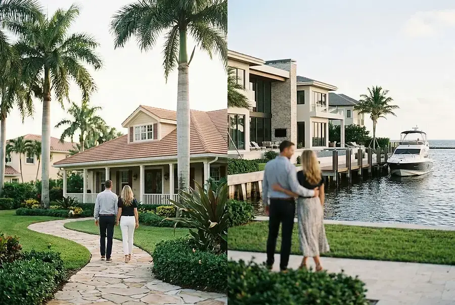 Waterfront vs. Inland: Choosing Your Ideal Home in Palm Beach County