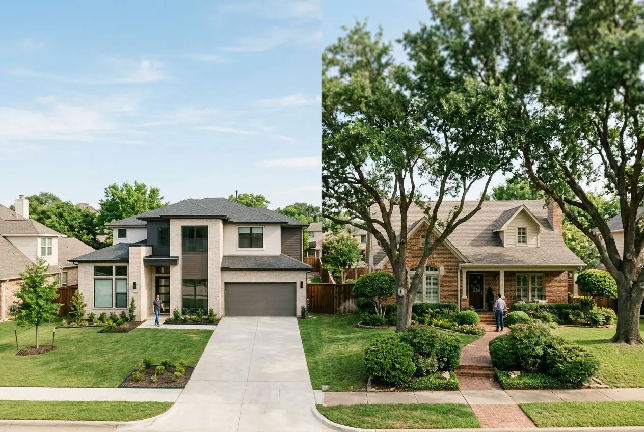 Buying New Construction vs. Resale Homes in North Texas Suburbs