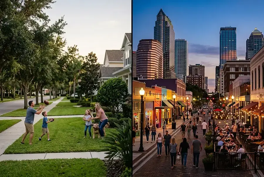 Suburban vs. Urban Living: Choosing Your Perfect Tampa Bay Community