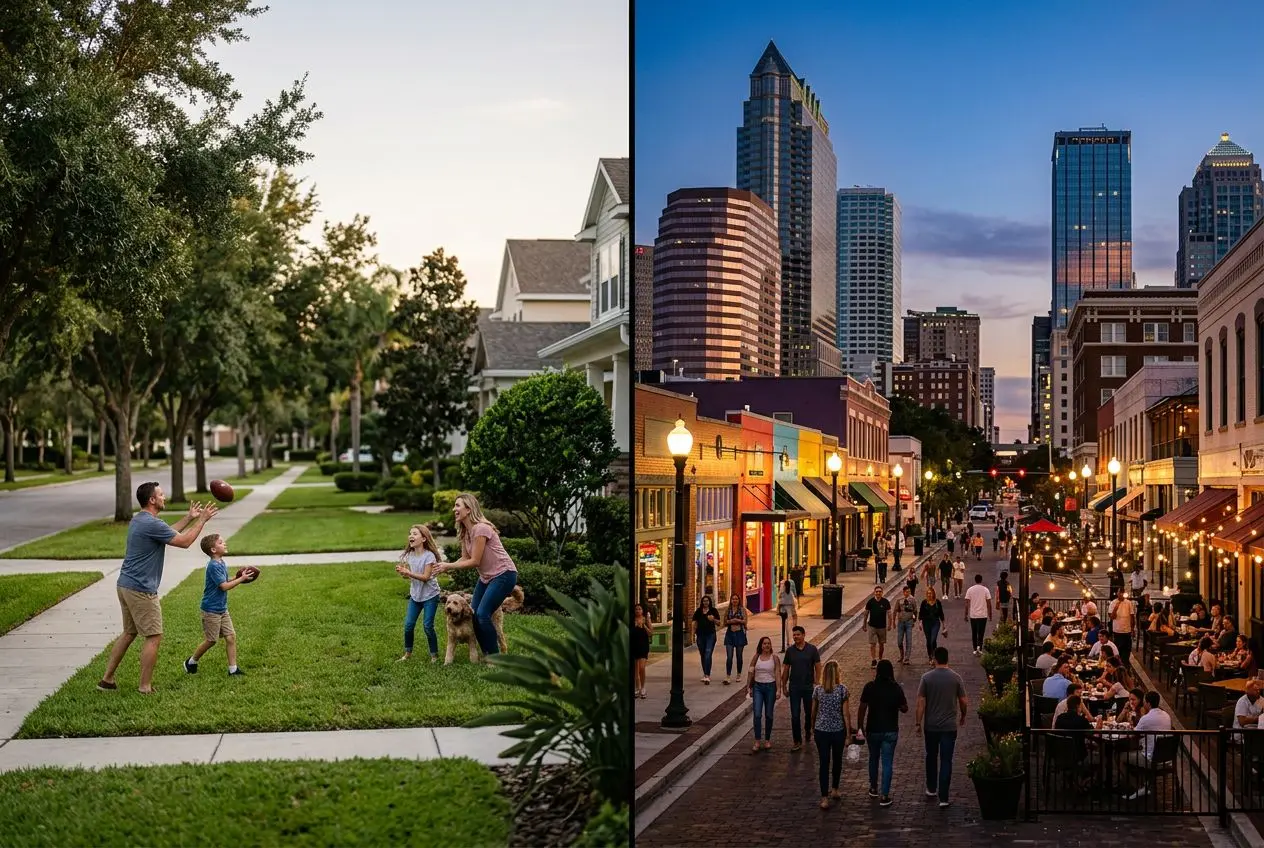 Suburban vs. Urban Living: Choosing Your Perfect Tampa Bay Community