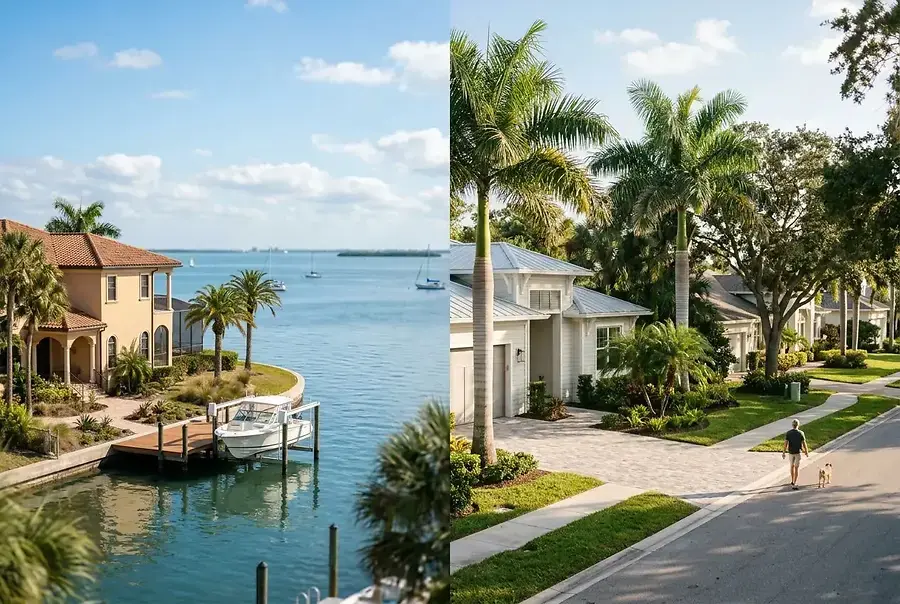 Choosing Between Waterfront and Inland Homes in Southwest Florida