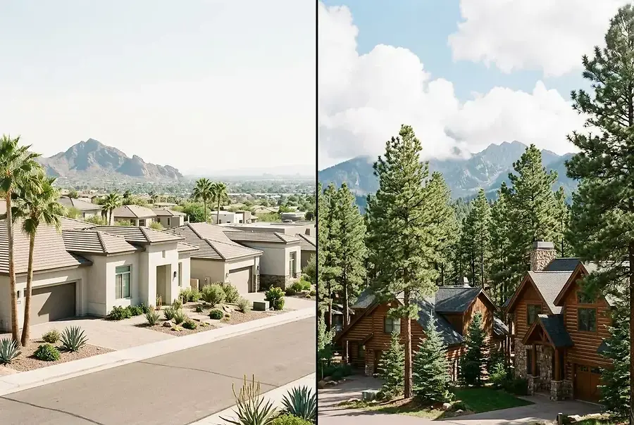 Arizona Residential Markets: Phoenix Metro vs Mountain Town Living