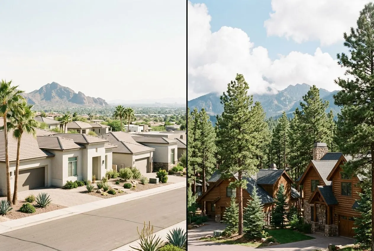 Arizona Residential Markets: Phoenix Metro vs Mountain Town Living