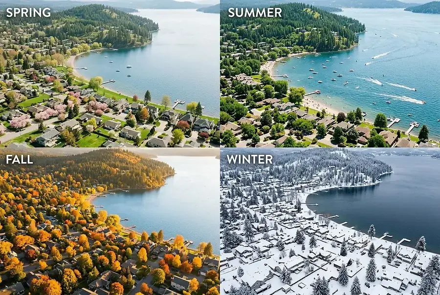 Seasonal Home Buying Trends in Coeur d'Alene, Hayden, Post Falls, and Kellogg