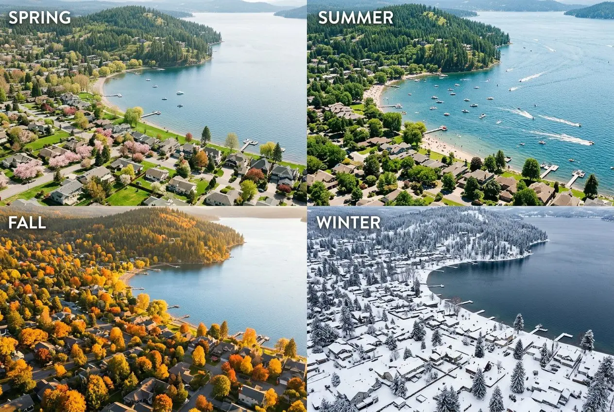 Seasonal Home Buying Trends in Coeur d'Alene, Hayden, Post Falls, and Kellogg