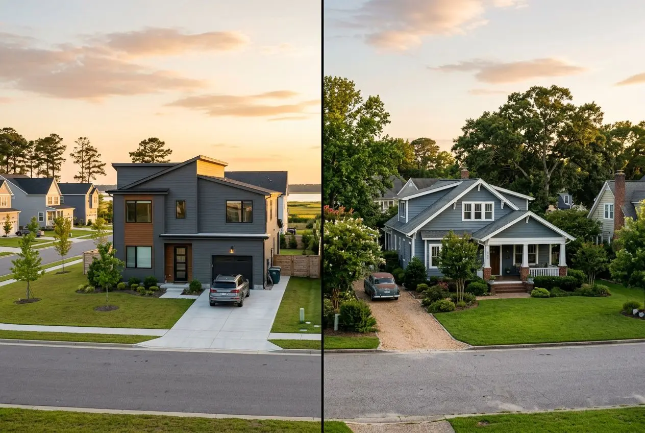 New Construction vs. Existing Homes: Making Your Choice in Hampton Roads