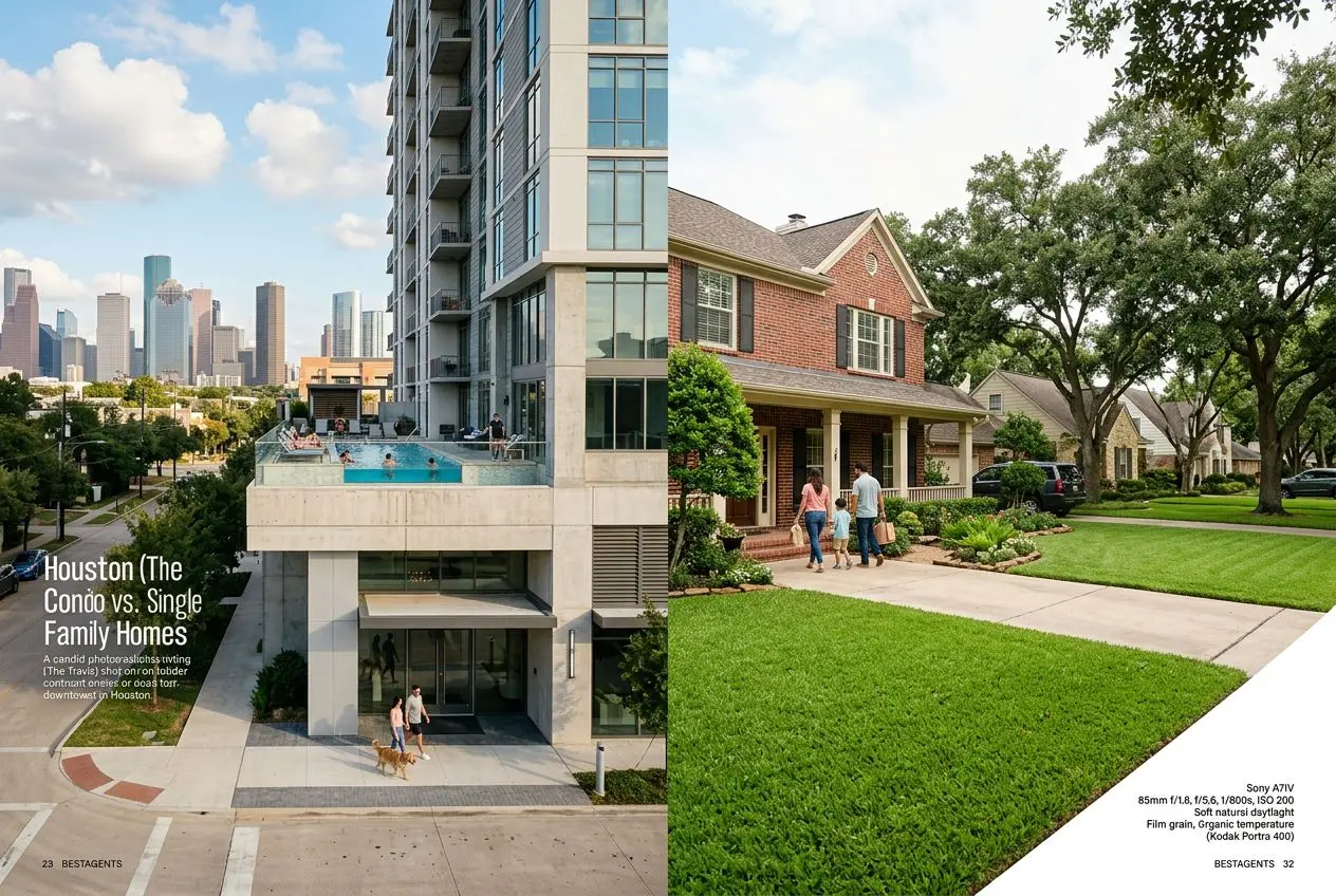 Houston Condo vs. Single-Family Homes: Which Suits Your Lifestyle