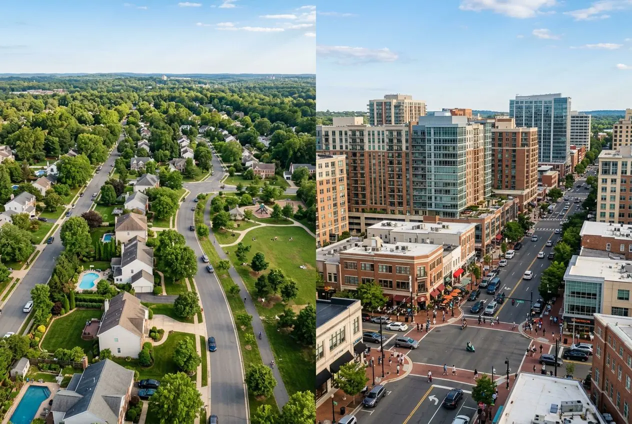 Choosing Between Suburban & Urban Living in Montgomery County