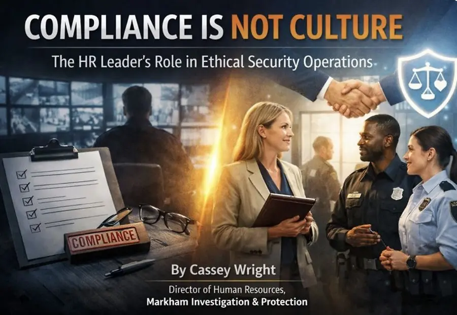 Compliance Is Not Culture: The HR Leader’s Role in Ethical Security Operations