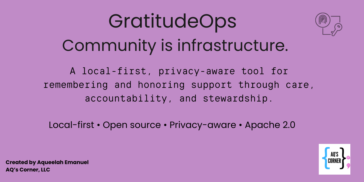 Community Is Infrastructure