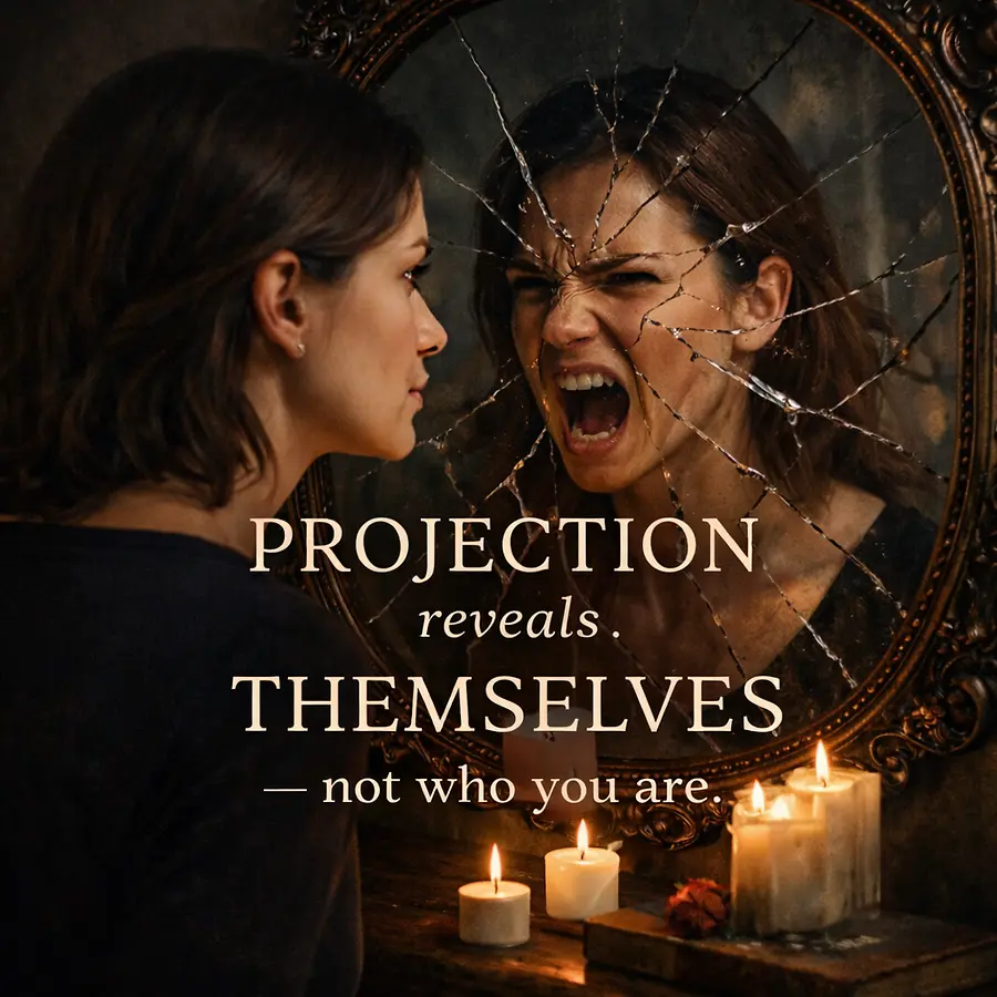 When Their Projection Onto You Is a Mirror of Themselves — Not Who You Are