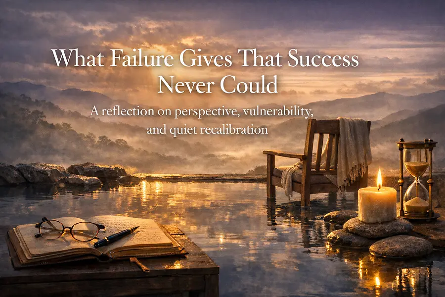 What Failure Gives That Success Never Could