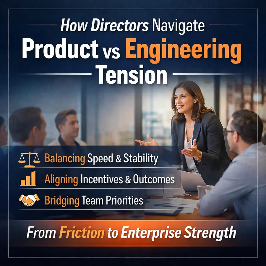 How Directors Navigate Product vs Engineering Tension