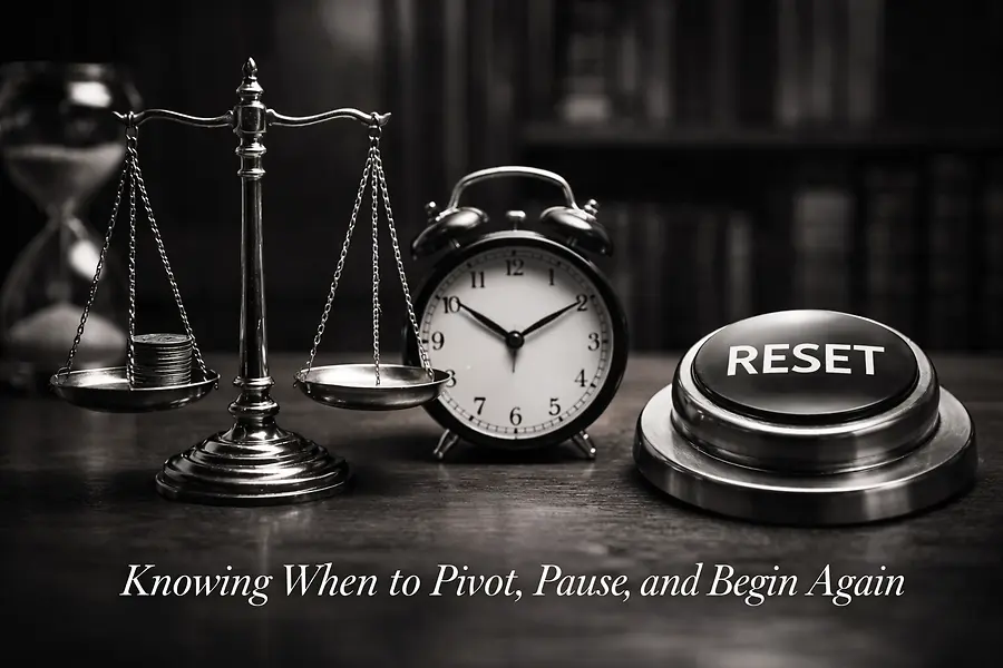 Knowing When to Pivot, Pause, and Begin Again