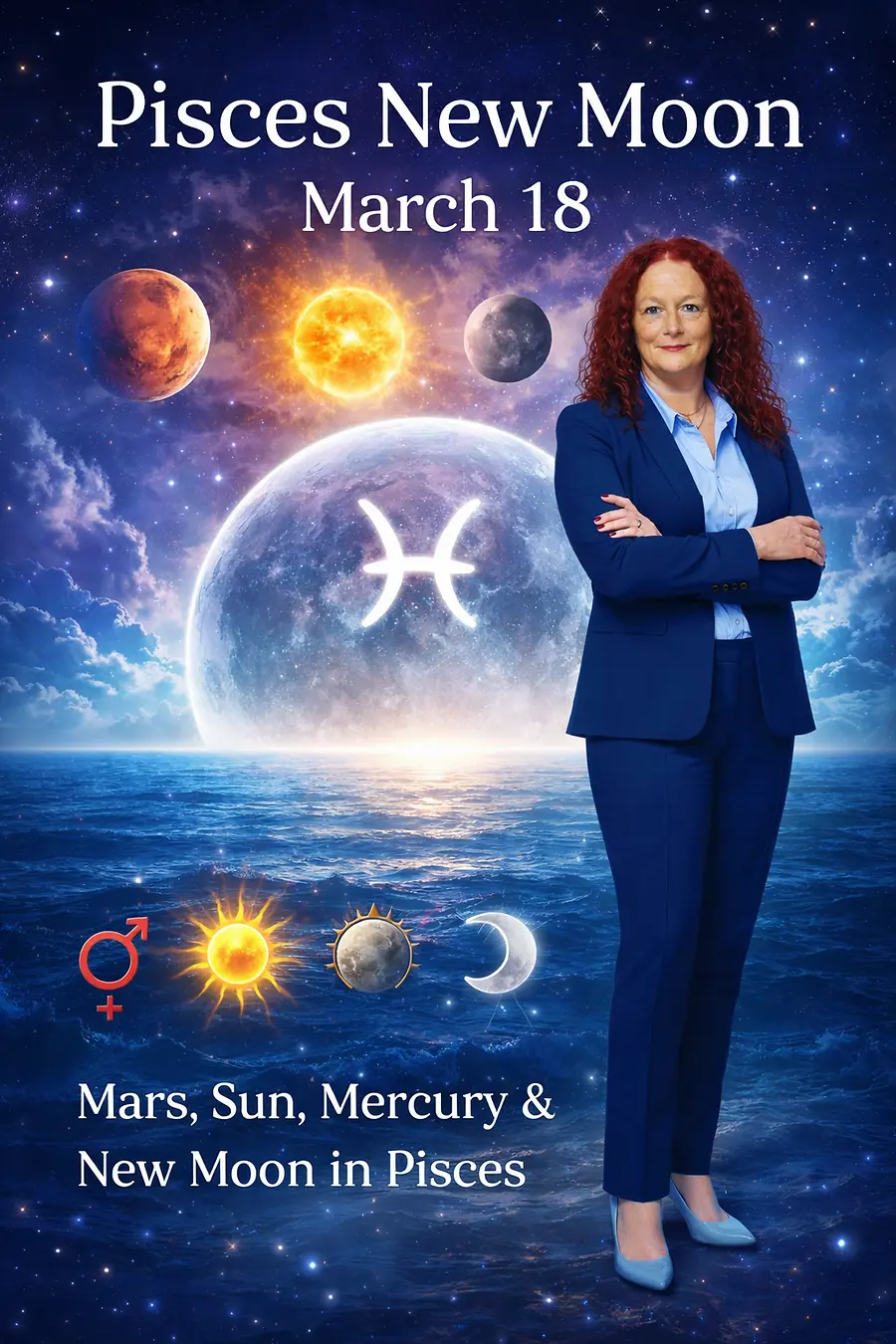 New Moon in Pisces and Closing of Mercury Retrograde in Pisces 