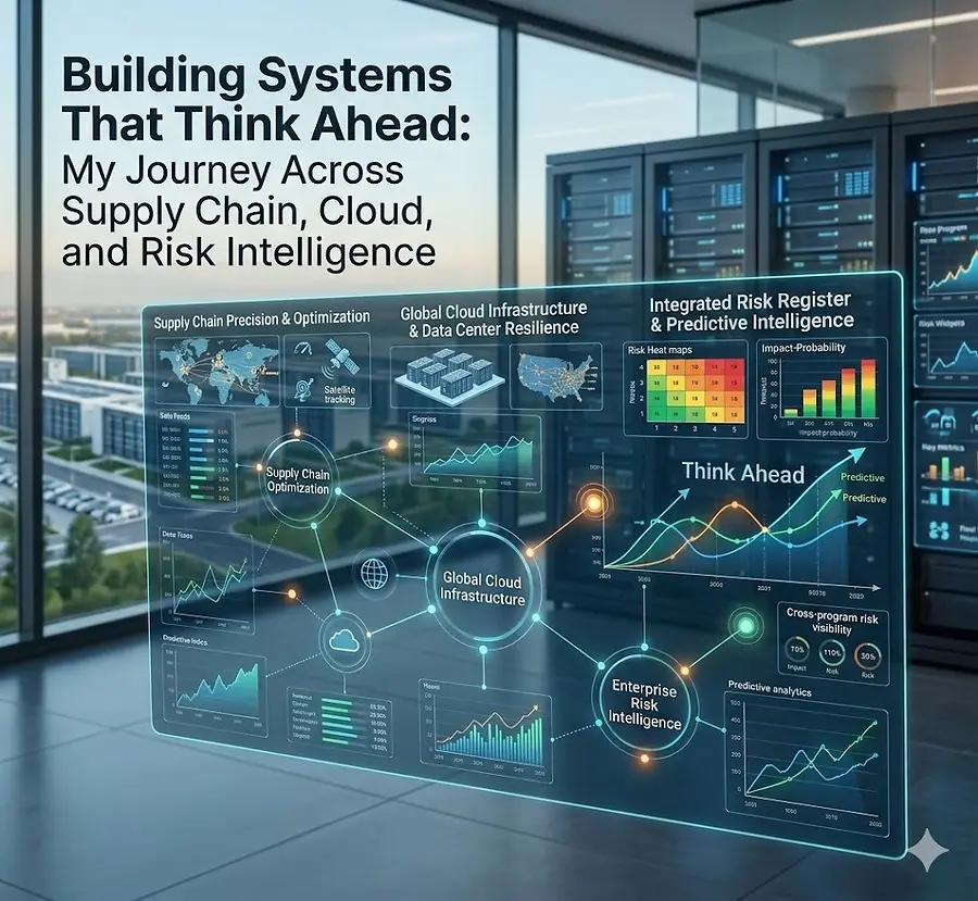 Building Systems That Think Ahead: My Journey Across Supply Chain, Cloud, and Risk Intelligence