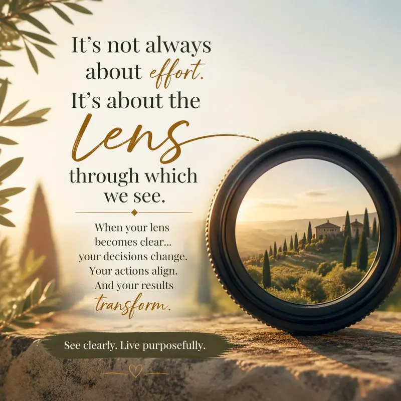 Seeing Clearly: The Shift That Changes Everything