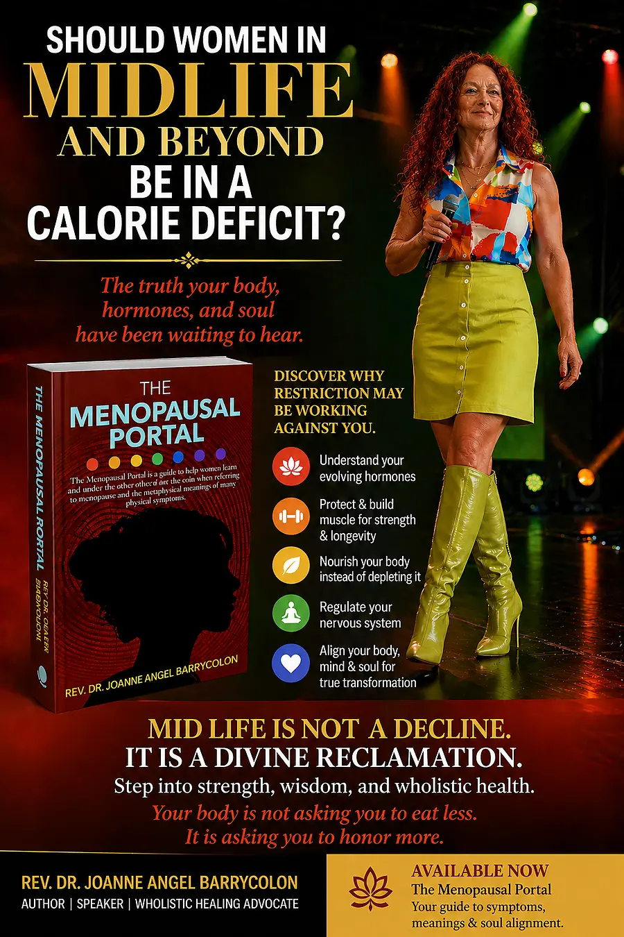Should Women in Midlife and Beyond Be in a Calorie Deficit? A Wholistic Truth About Nourishment, Strength, and Feminine Recalibration