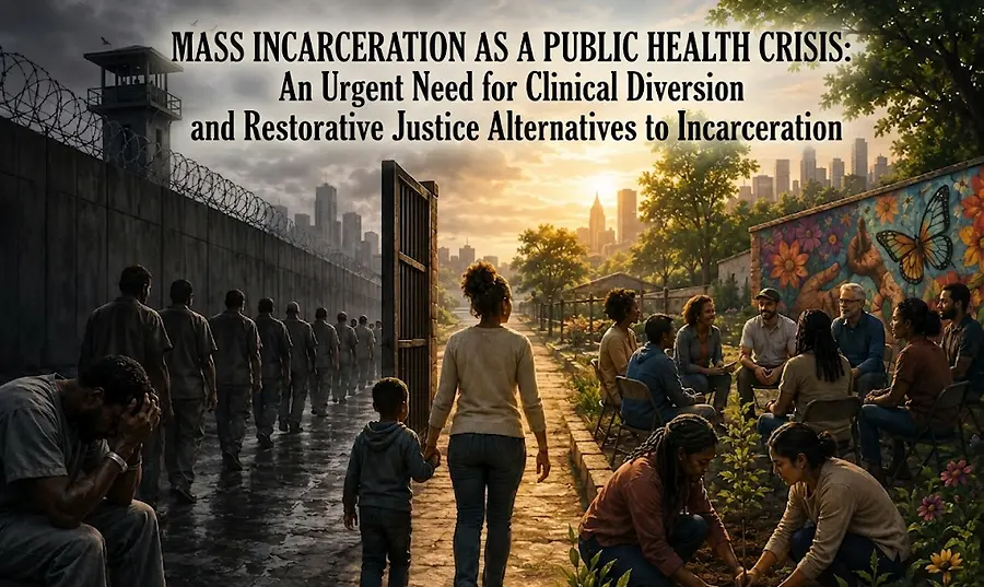 Mass Incarceration as a Public Health Crisis: An Urgent Need for Clinical Diversion and Restorative Justice Alternatives to Incarceration