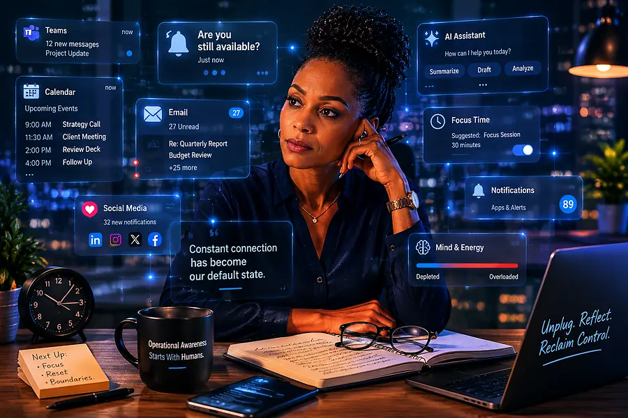 What Constant Connectivity May Be Doing to Human Operations