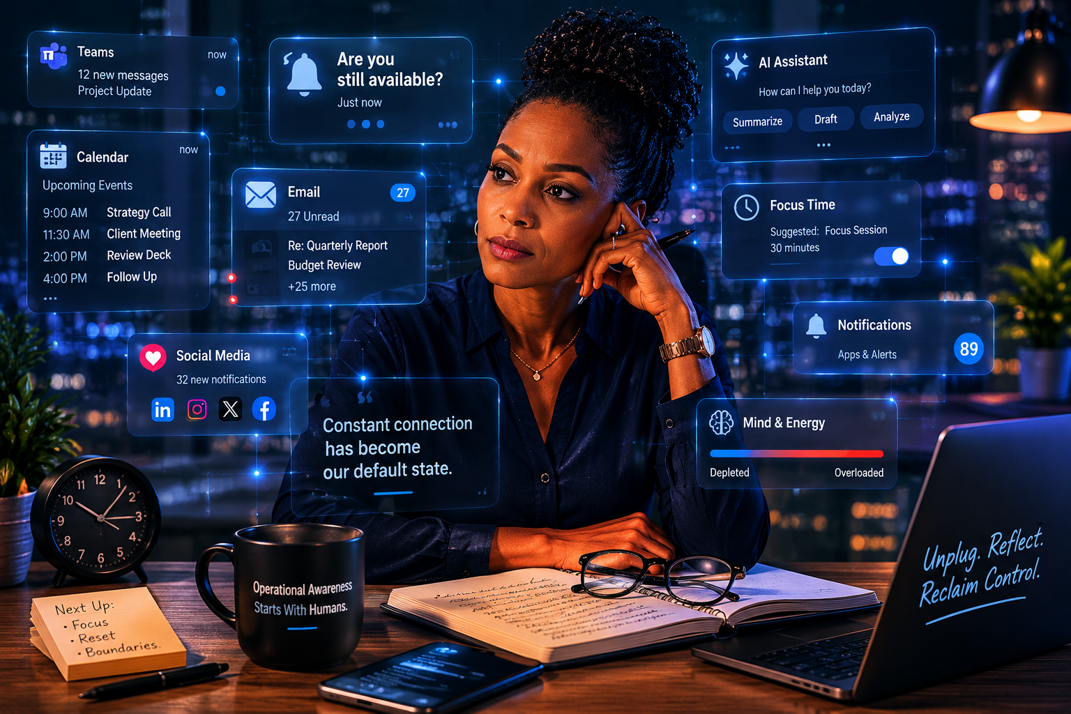 What Constant Connectivity May Be Doing to Human Operations