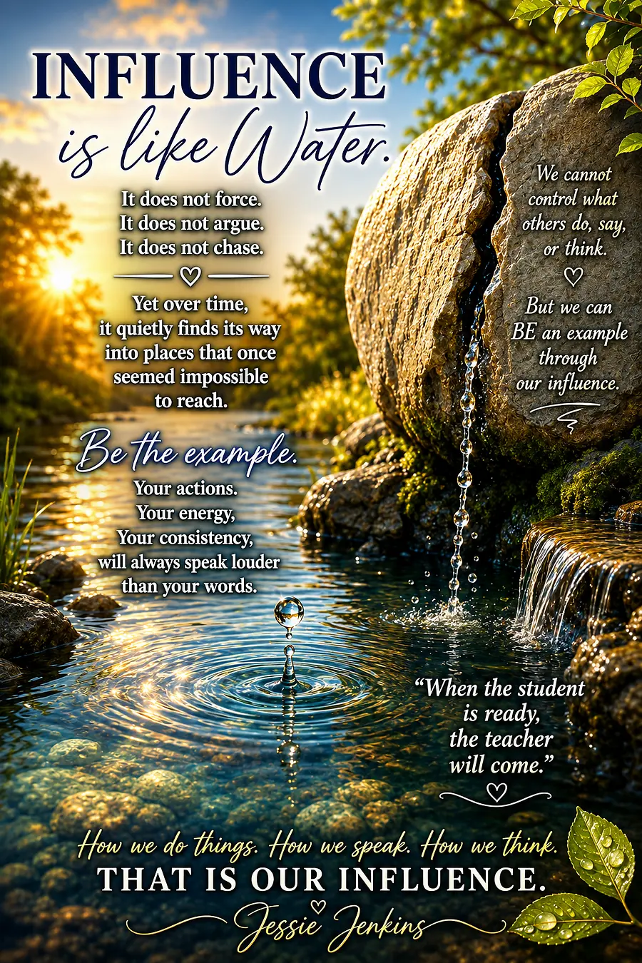 Influence Is Like Water