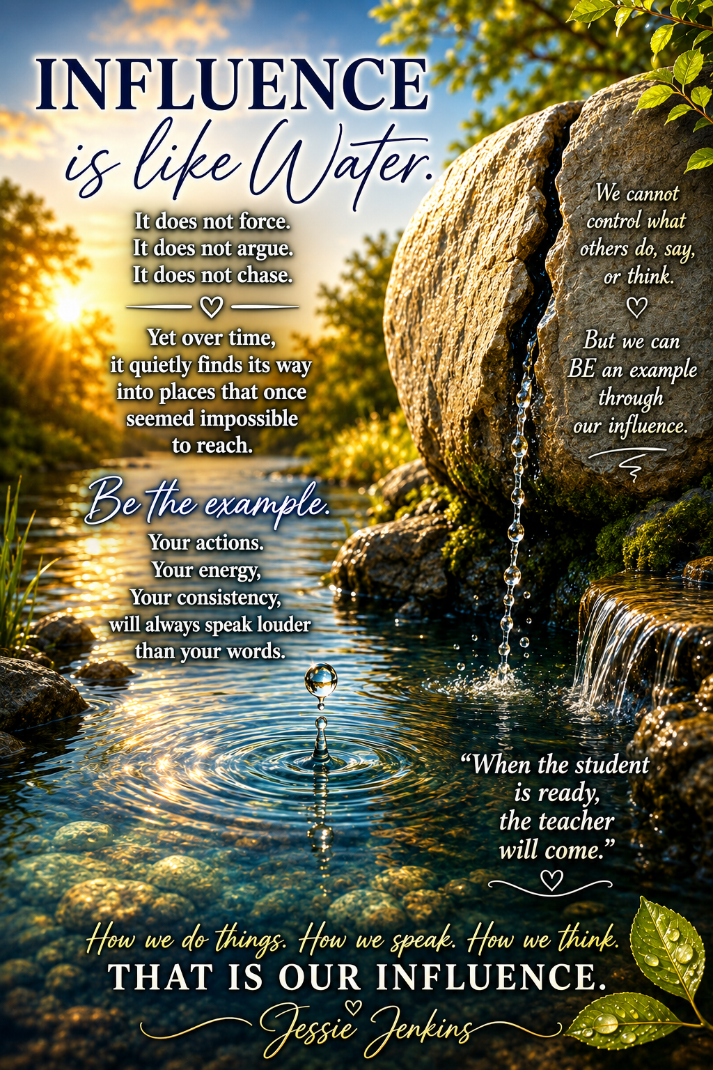 Influence Is Like Water