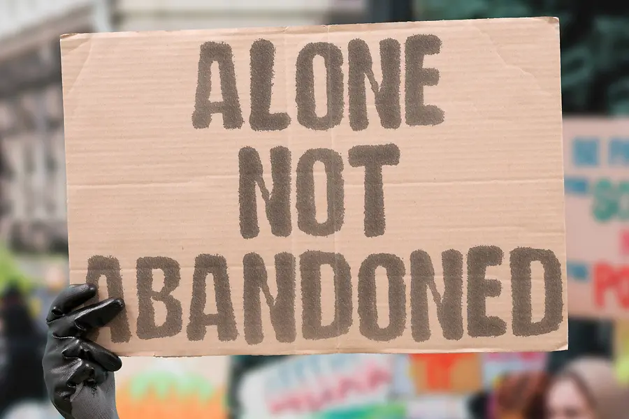 "Alone, But Never Abandoned"