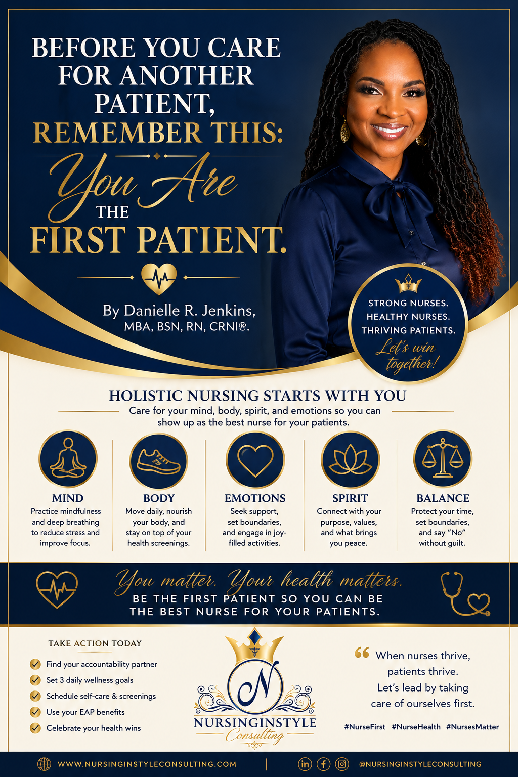 Before You Care for Another Patient, Remember This: You Are the First Patient
