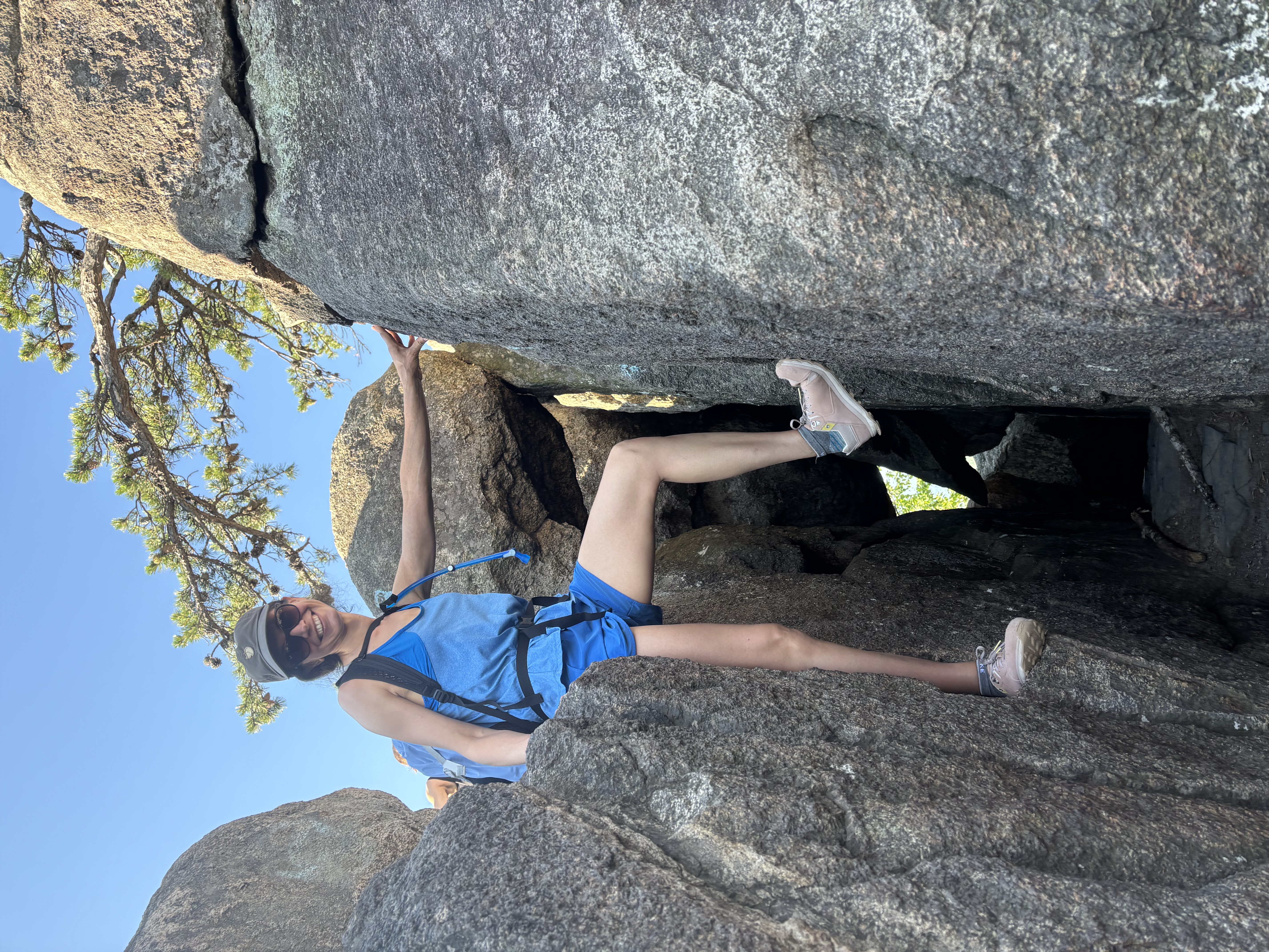 We conquered a mountain.