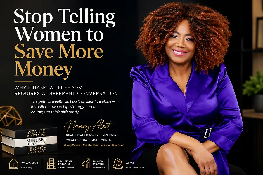Stop Telling Women to Save More Money, It's time we teach them how to build wealth: Why Financial Freedom Requires a Different Conversation.  