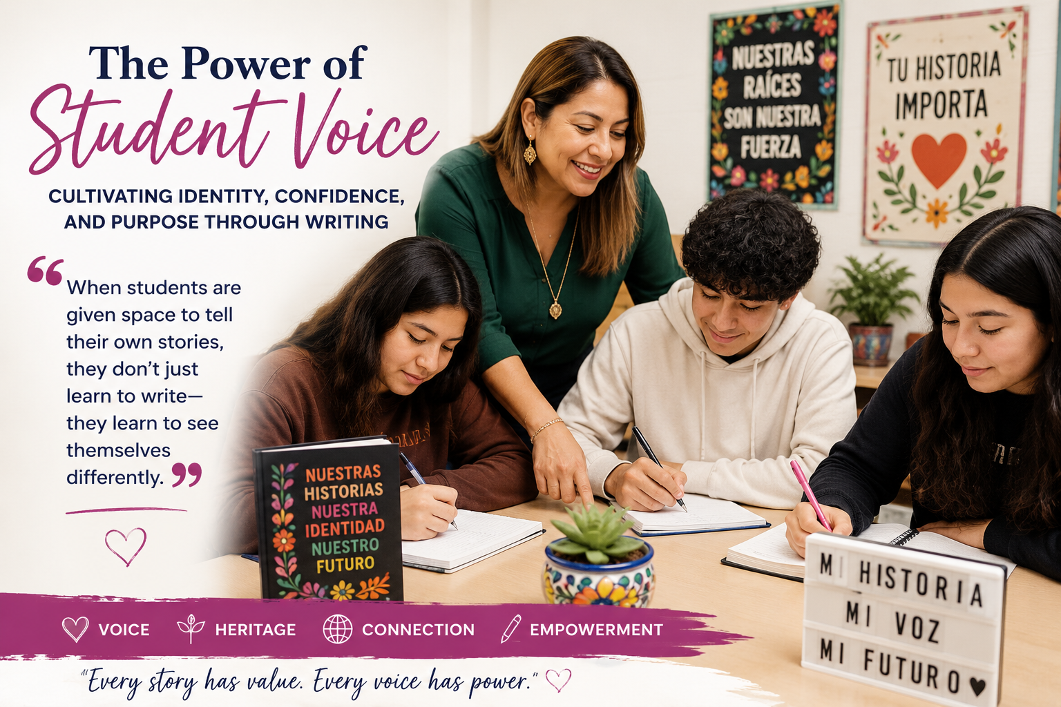 Heritage Writing for Student Voice: Centering Identity Through Personal Narrative in the Multilingual Classroom