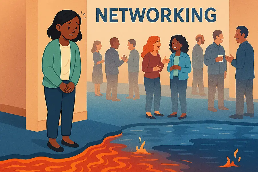   Networking Isn't Lava: Rethinking Connection in Public Health.