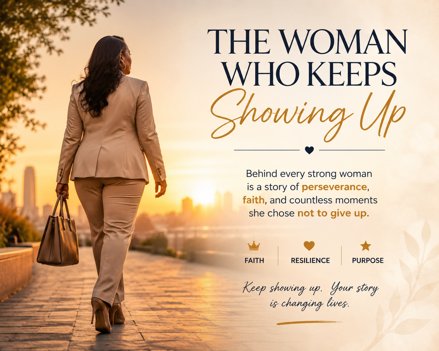 The women who keeps showing up