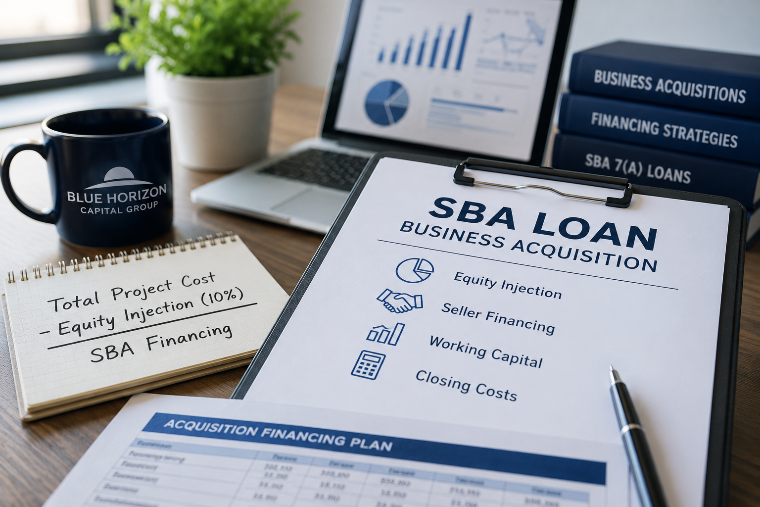 SBA Business Acquisition Financing: How Smart Buyers Structure Their Equity Injection for Success