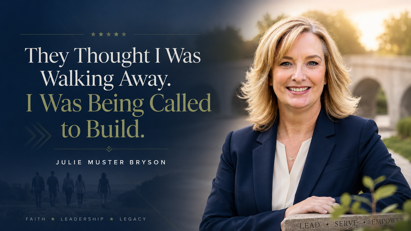 They Thought I Was Walking Away. I Was Being Called to Build.