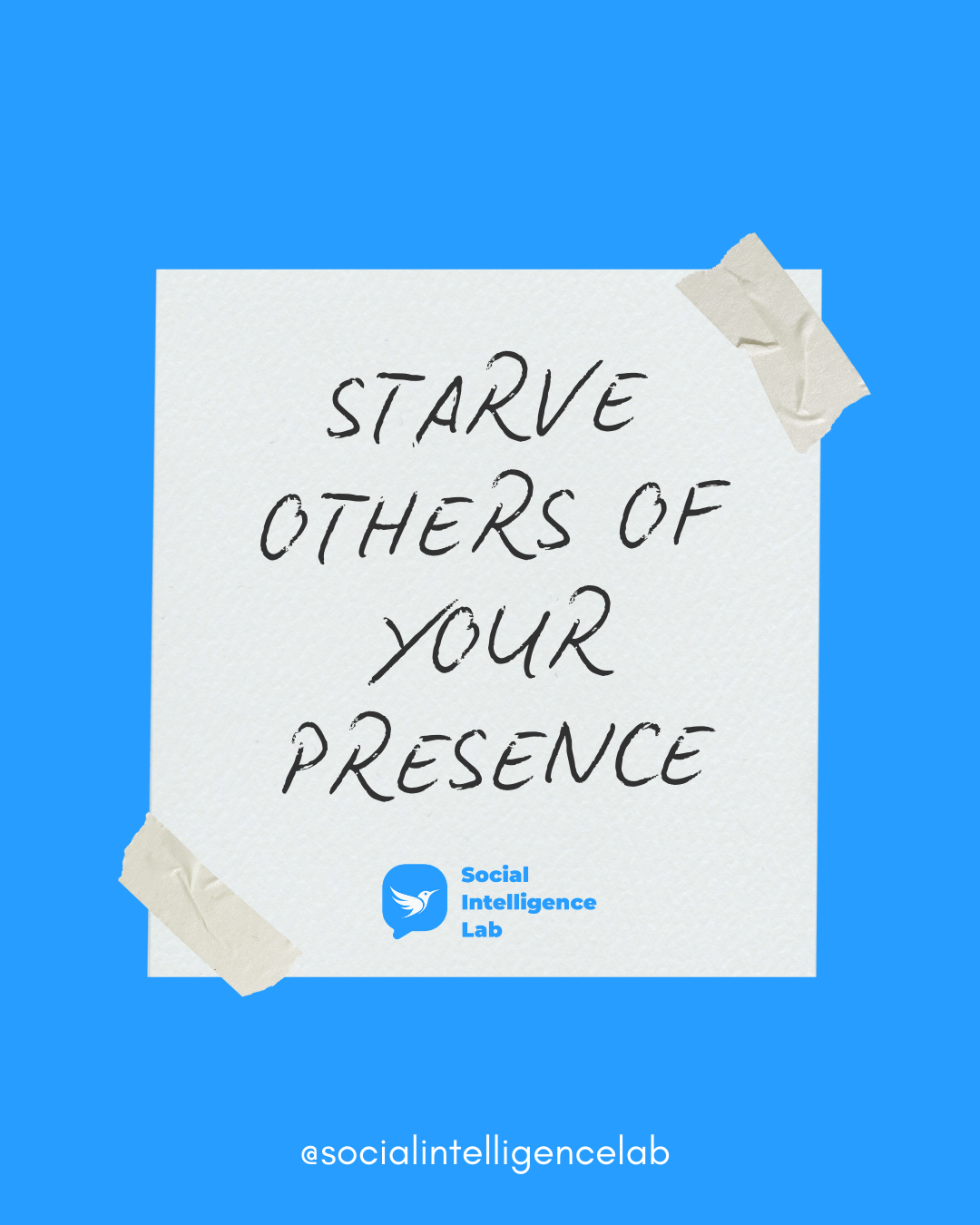 Sustaining Your Presence