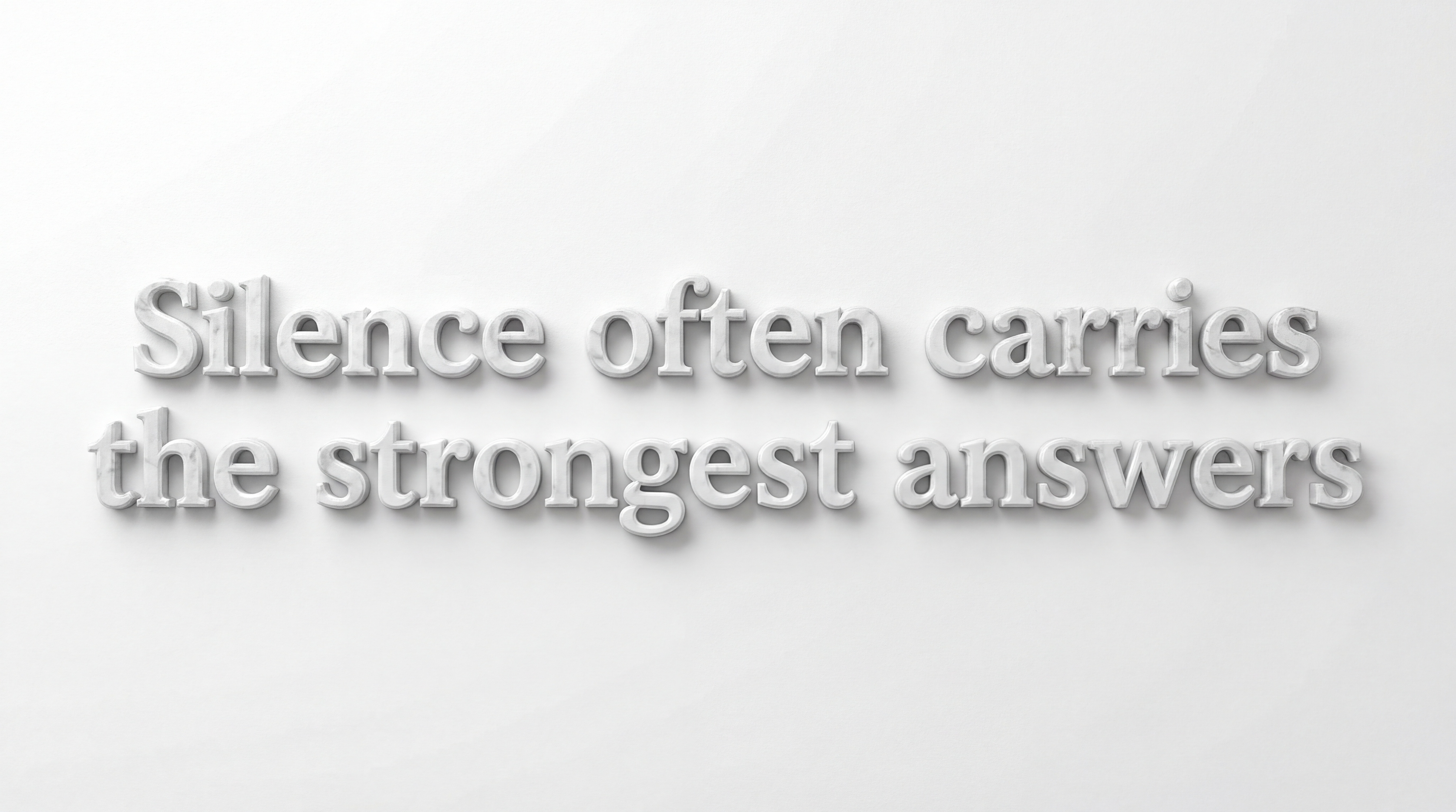 From Silence to Strength